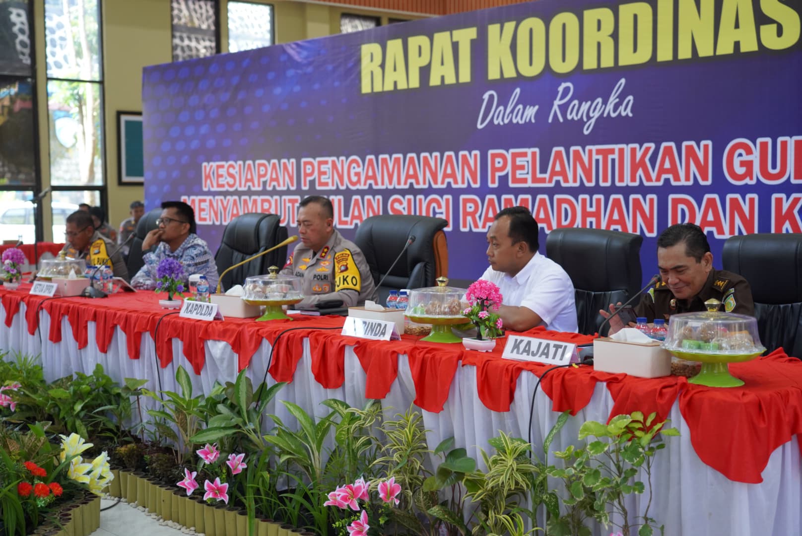 Kapolda Sulbar Pimpin Rakor Tiga Agenda Prioritas: Pelantikan Gubernur, Ramadhan dan Ketahanan Pangan