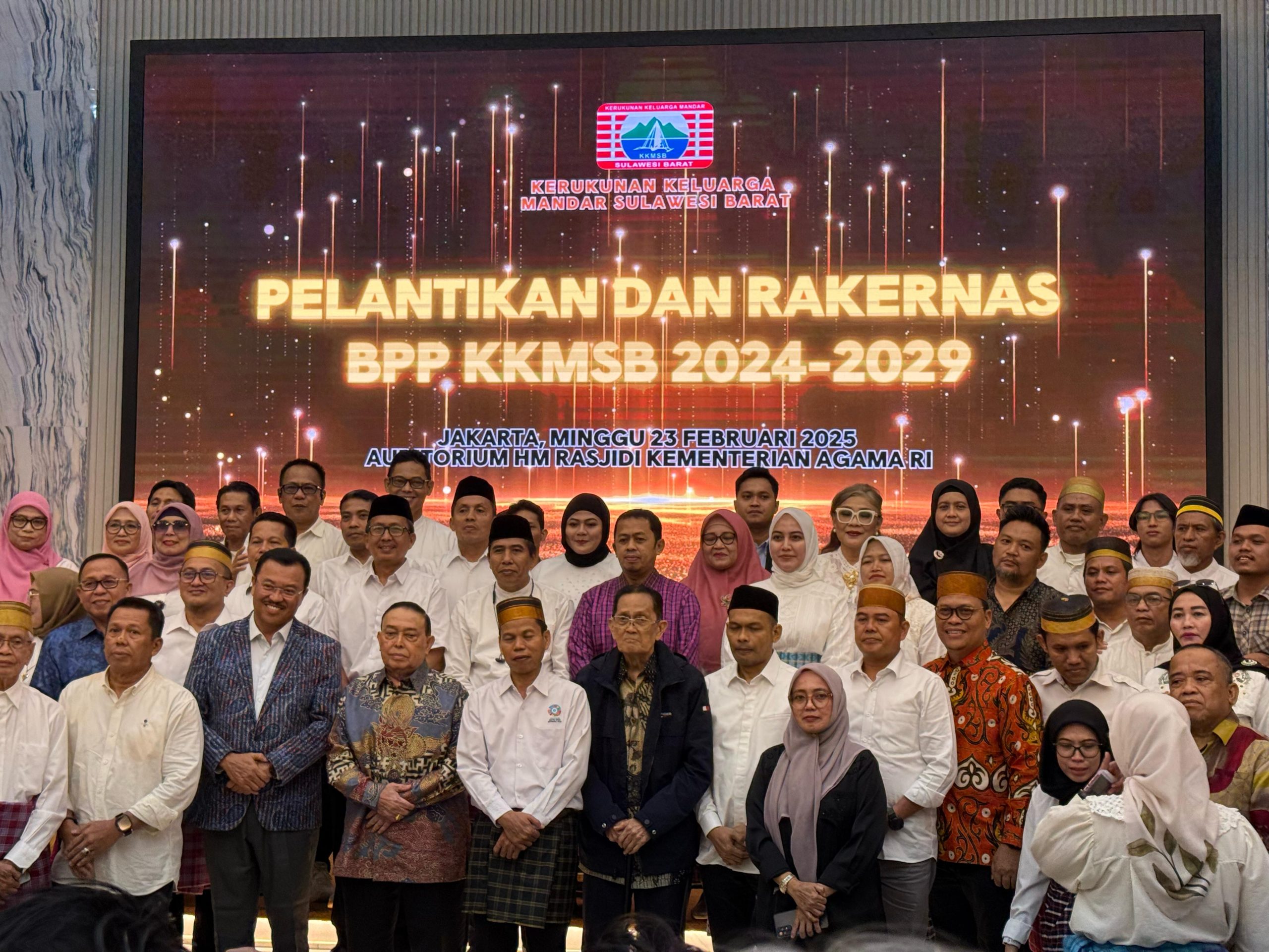 Wakil Gubernur Sulbar, Salim S Mengga Lantik Pengurus BPP KKMSB periode 2024-2029