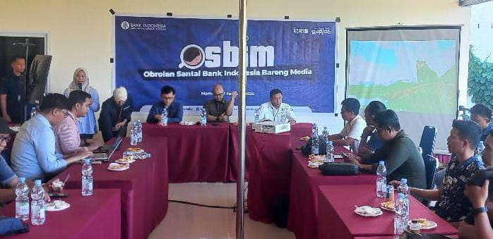 MEMASUKI BULAN SUCI RHAMADHAN BANK BI PERWAKILAN SULBAR NGOBROL SANTAI BARENG AWAK MEDIA