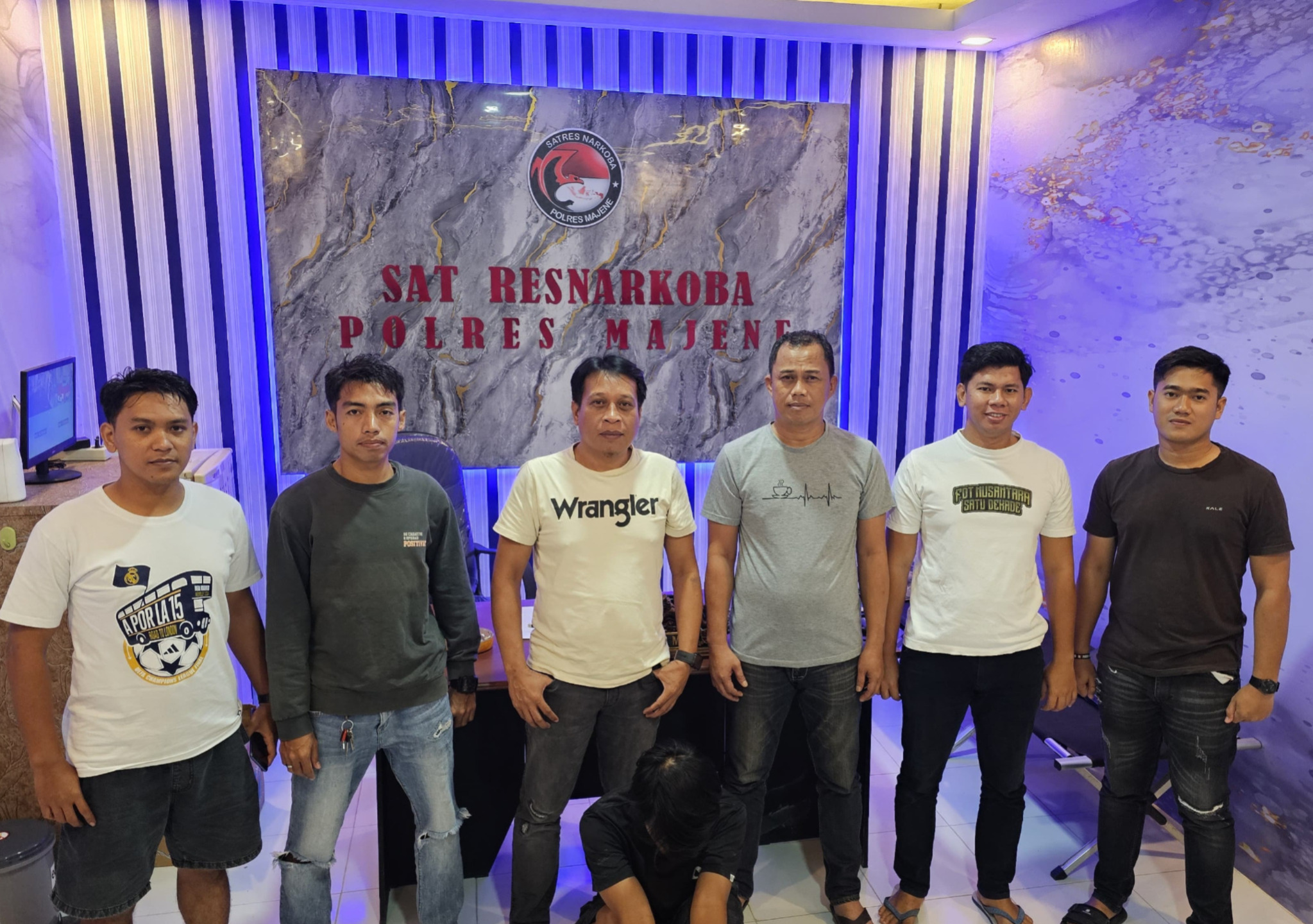 Satuan Res Narkoba Polres Majene Berhasil Amankan Pemuda Diduga Penyalahguna Narkotika