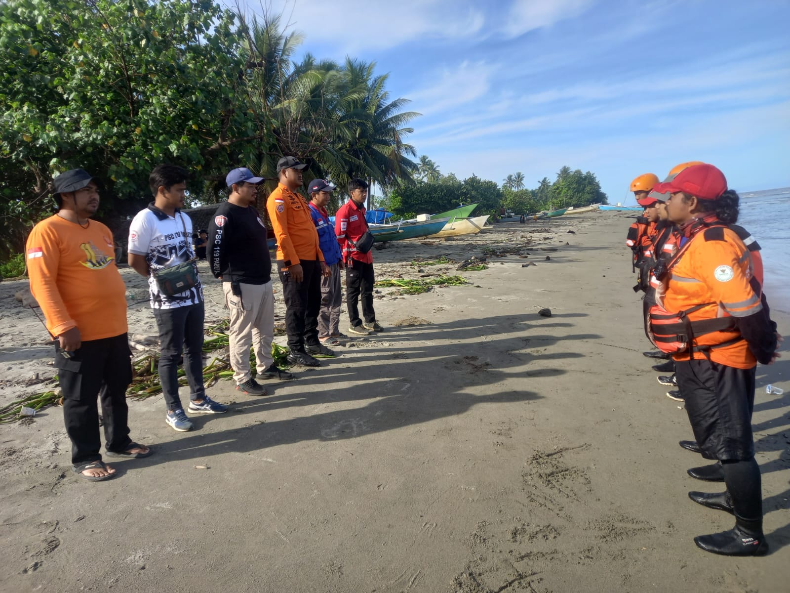 Pencarian Hari ke-7 Korban Tenggelam di Pantai Lumu, Tim Gabungan Terus Berupaya
