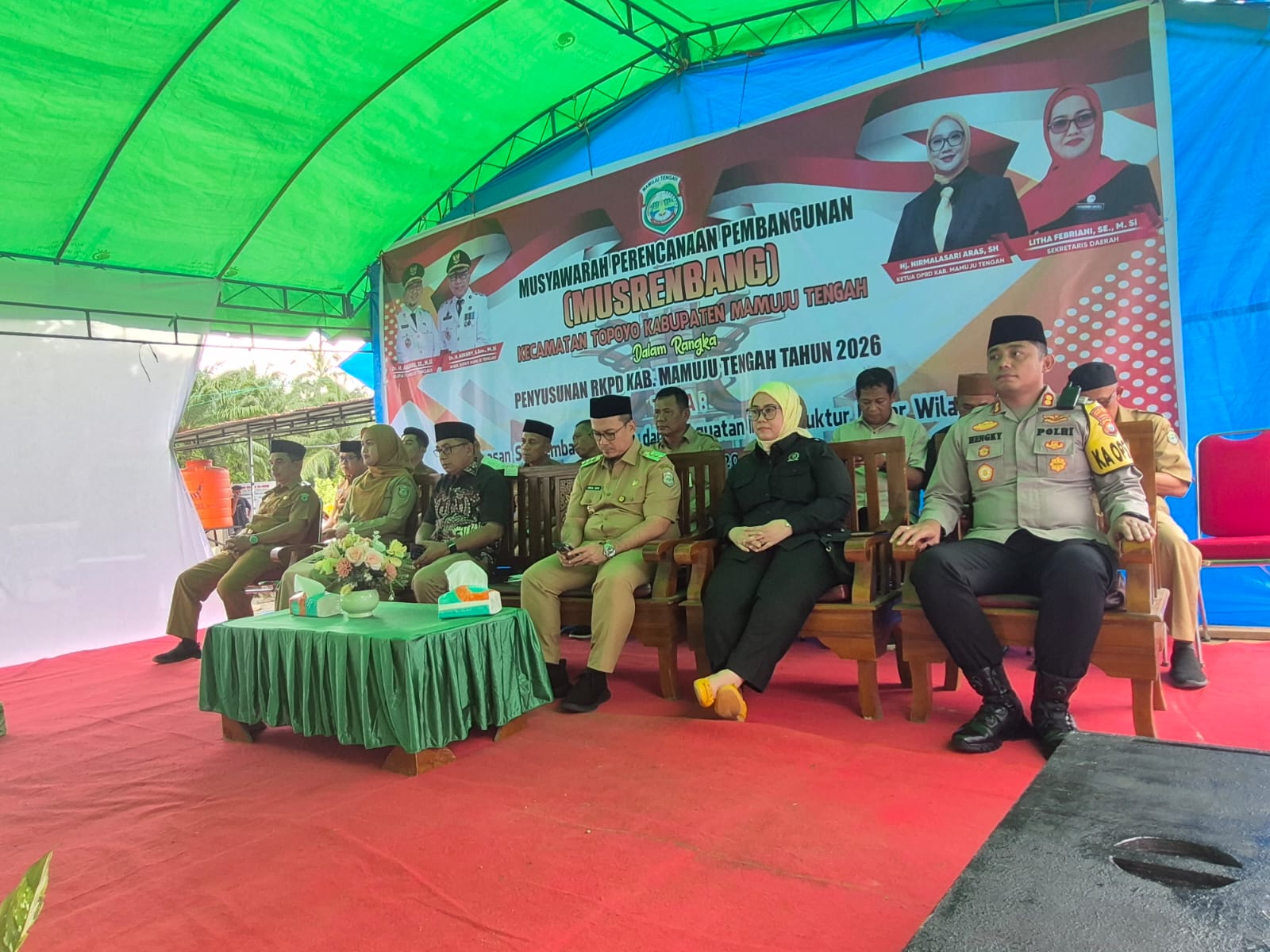 Kapolres Hadiri Musrenbang Topoyo, Bahas Swasembada Pangan dan Infrastruktur