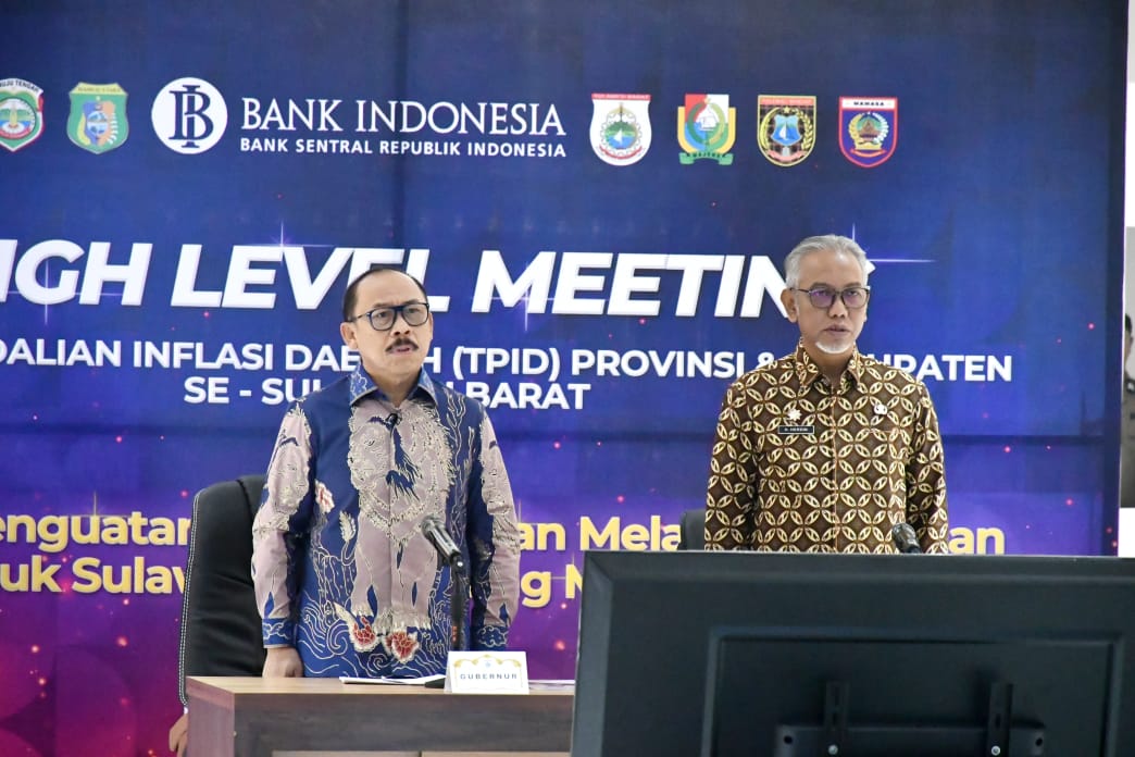 Gubernur Sulbar Pimpin High Level Meeting TPID, Bahas Ketahanan Pangan dan Inflasi