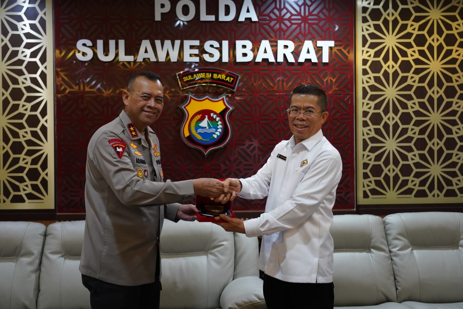 Kunjungan Silaturahmi, Kapolda Sulbar dan BPK RI Sulbar Perkuat Sinergitas