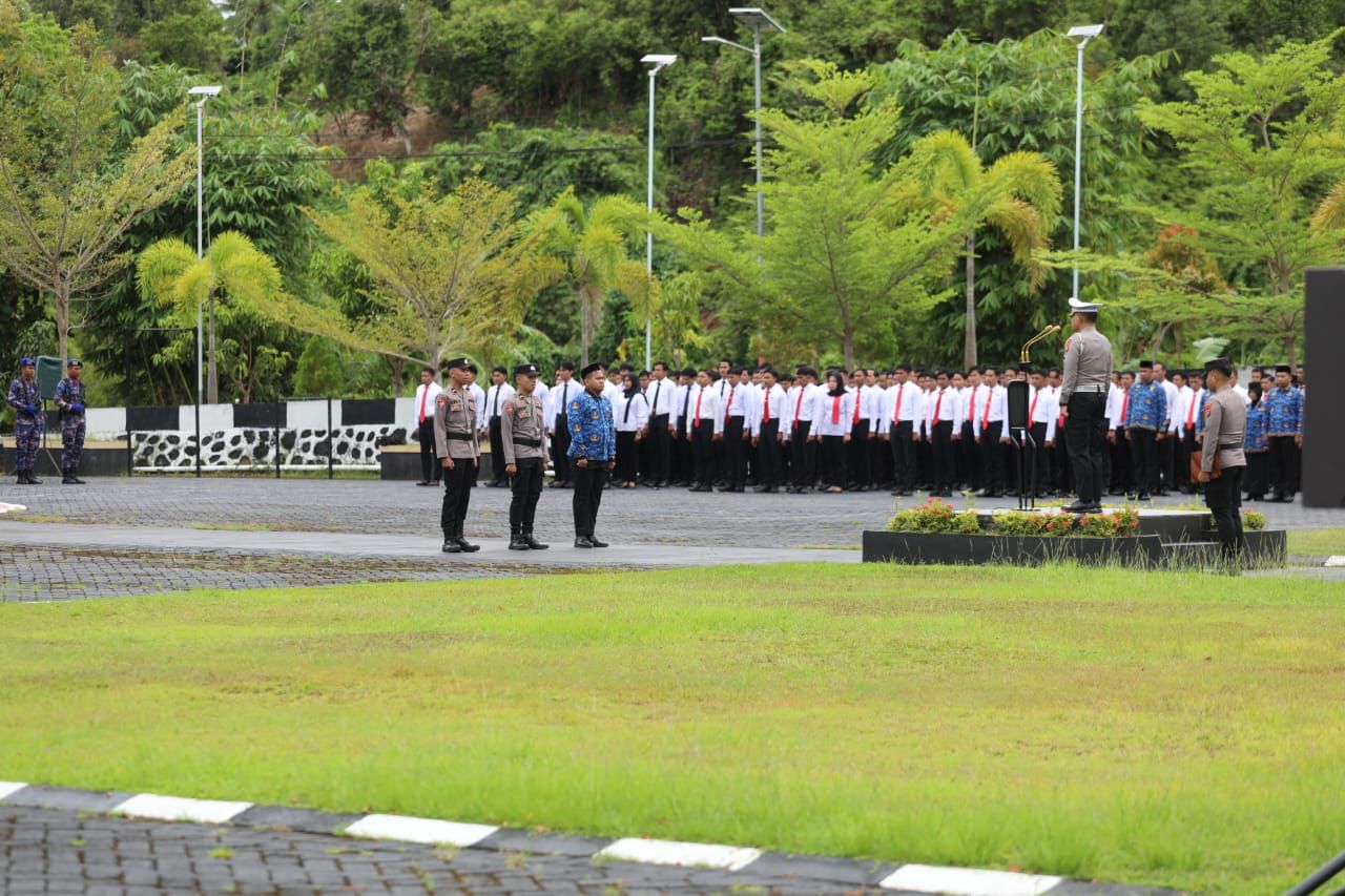 Direktur Lalu Lintas Polda Sulbar Pimpin Upacara HKN, Tekankan Keselamatan Berlalu Lintas Jelang Mudik Lebaran