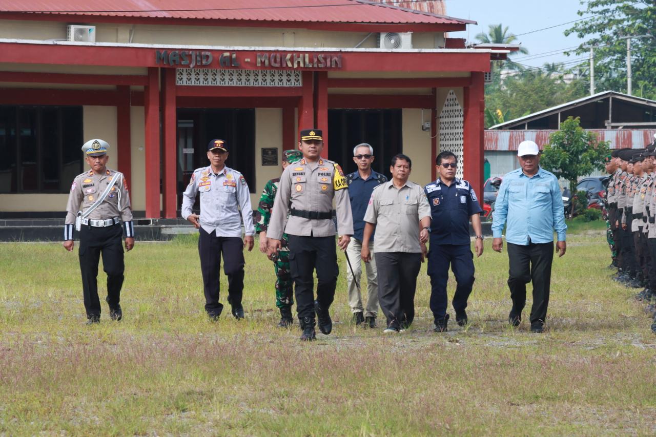 Polres Mamuju Tengah Gelar Apel Pasukan Operasi Ketupat Marano 2025