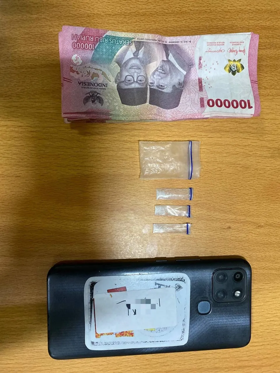 Ungkapan Jaringan Narkoba di Mateng, Ditresnarkoba Sita Sabu dan Uang Hasil Penjualan Sabu