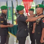 Danrem 142/Tatag Pimpin Sertijab Dandim 1402/Polman