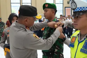 Dukung Perayaan Natal Dan Tahun Baru, Kasrem 142/Tatag Hadiri Apel Gelar Pasukan Operasi Lilin Marano-2025