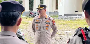 Kapolresta Mamuju Turun Langsung Pimpin Pengamanan Aksi Mahasiswa dan PPPK Paruh Waktu