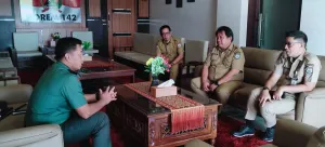 Perkuat Sinergi Forkopimda, Kesbangpol Sulbar dan Danrem 142/Tatag Tingkatkan Kesiapsiagaan Hadapi ATHG
