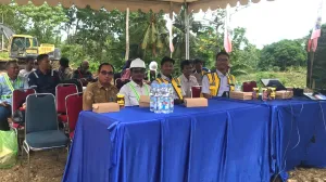 Dinsos P3A dan PMD Sulbar Hadiri Groundbreaking Pembangunan Sekolah Rakyat Terintegrasi