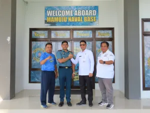 Jaga Stabilitas Pesisir, Kesbangpol Sulbar dan Lanal Mamudu Perkuat Sinergi dalam Forum Forkopimda