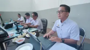 Dukung Stabilitas Daerah, Bidang Kewaspadaan Nasional Kesbangpol Sulbar Ikuti Rakor Virtual dengan Pusat